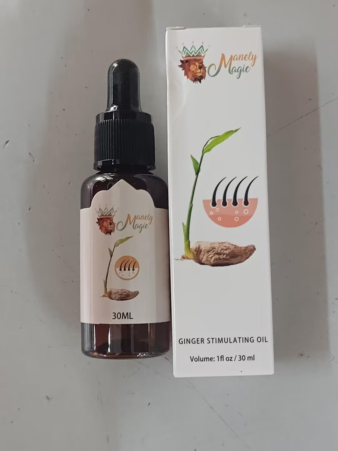 Household Ginger Hair Care Essential Oil Head