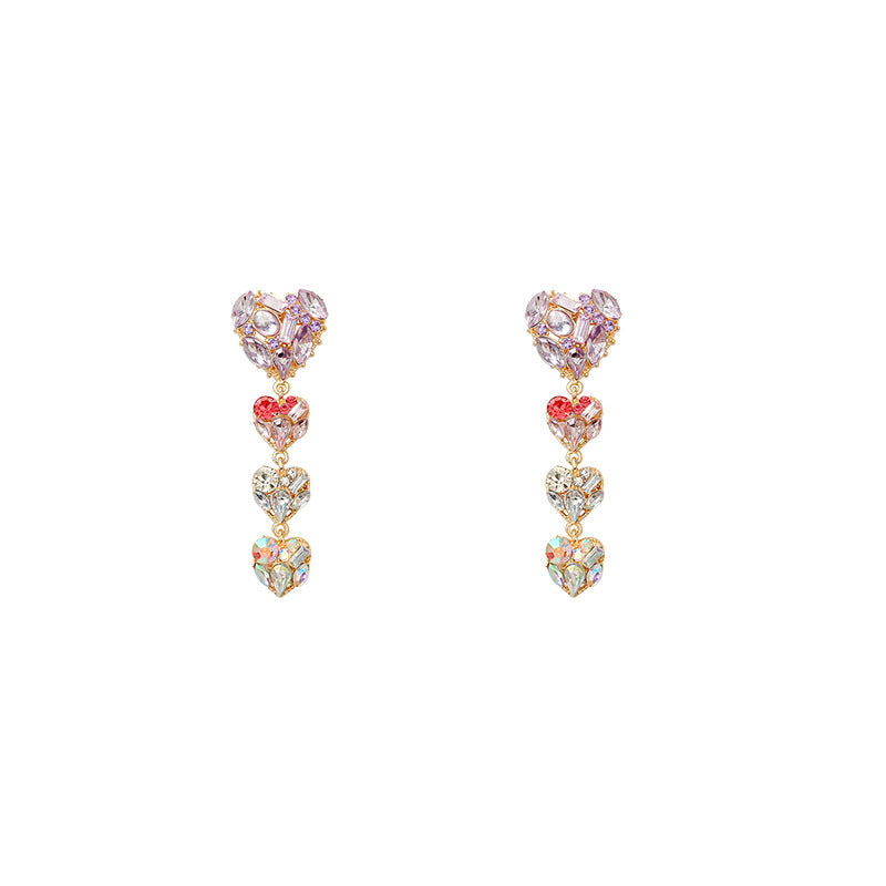 Light Luxury And Cold Air Tassel Earrings