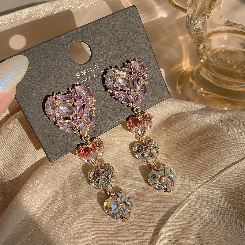 Light Luxury And Cold Air Tassel Earrings