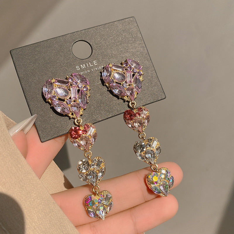 Light Luxury And Cold Air Tassel Earrings
